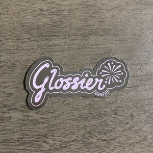 Glossier sticker